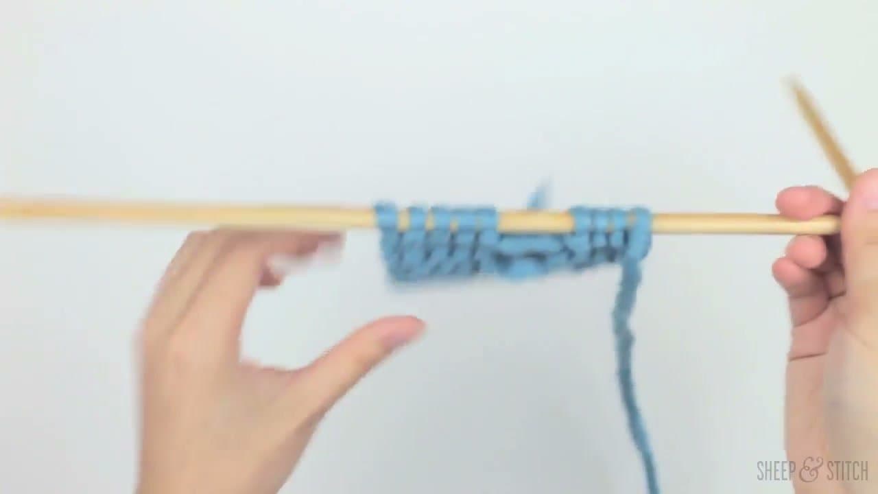 Step 7: Step 7: Garter Stitch - Alternate Climbing Direction