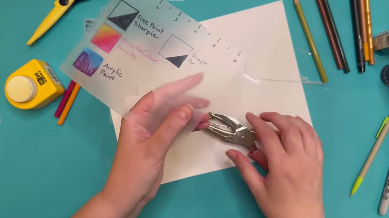 Step 6: Punch the Hanging Hole Before It Goes in the Oven - How to Make Shrinky Dinks