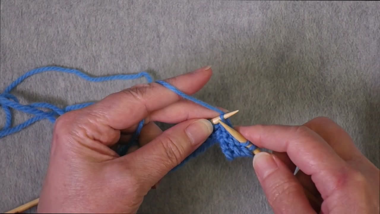 Step 2: Add Increases on the First Stockinette Row of the Gauge Swatch - How to Knit a Gauge Swatch That Measures True