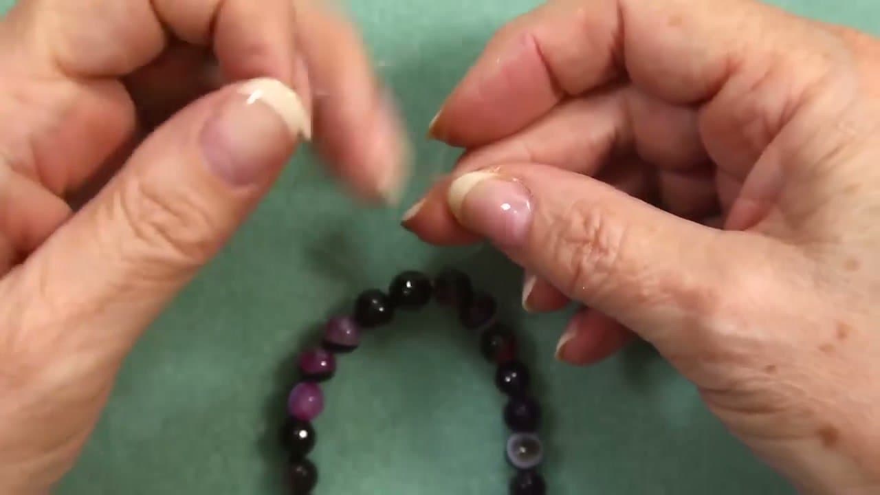 Step 8: Step 8: Finish with surgeon's knots and bury inside a bead