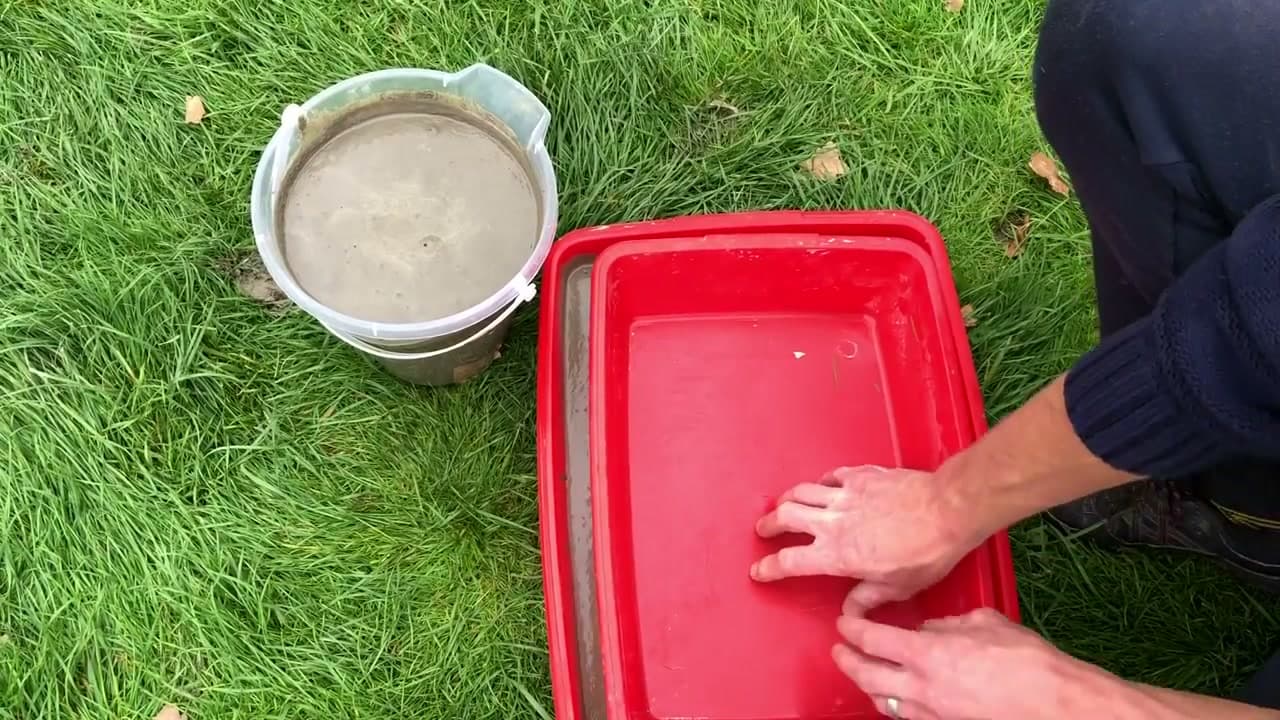 Step 4: Step 4: Shape the Basin and Weigh It Down