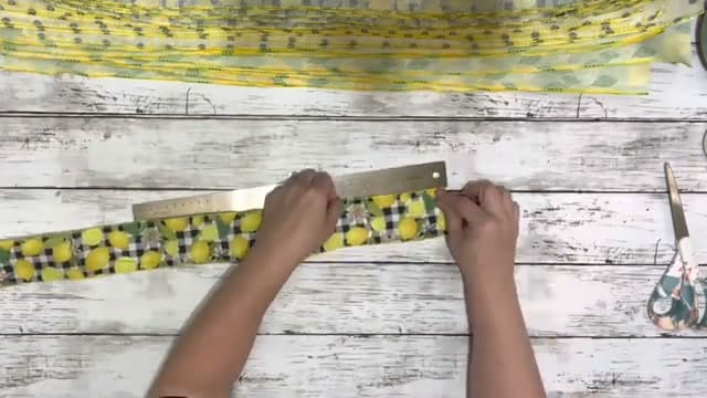 Step 2: Measure and Cut the Ribbon Strips