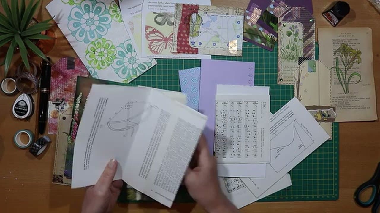 Step 5: Order the Pages for Contrast - How to Make a Junk Journal: Step-by-Step Beginner Guide
