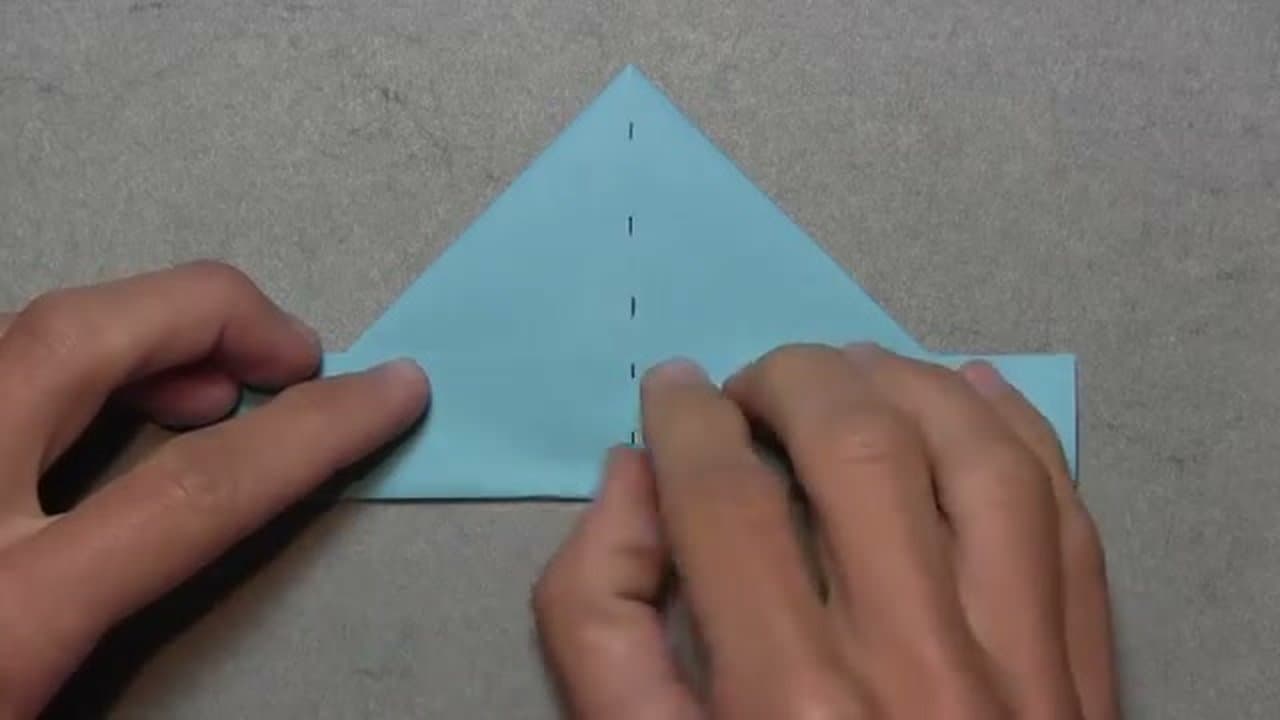 Step 3: Fold the Bottom Rectangle Up - Both Sides