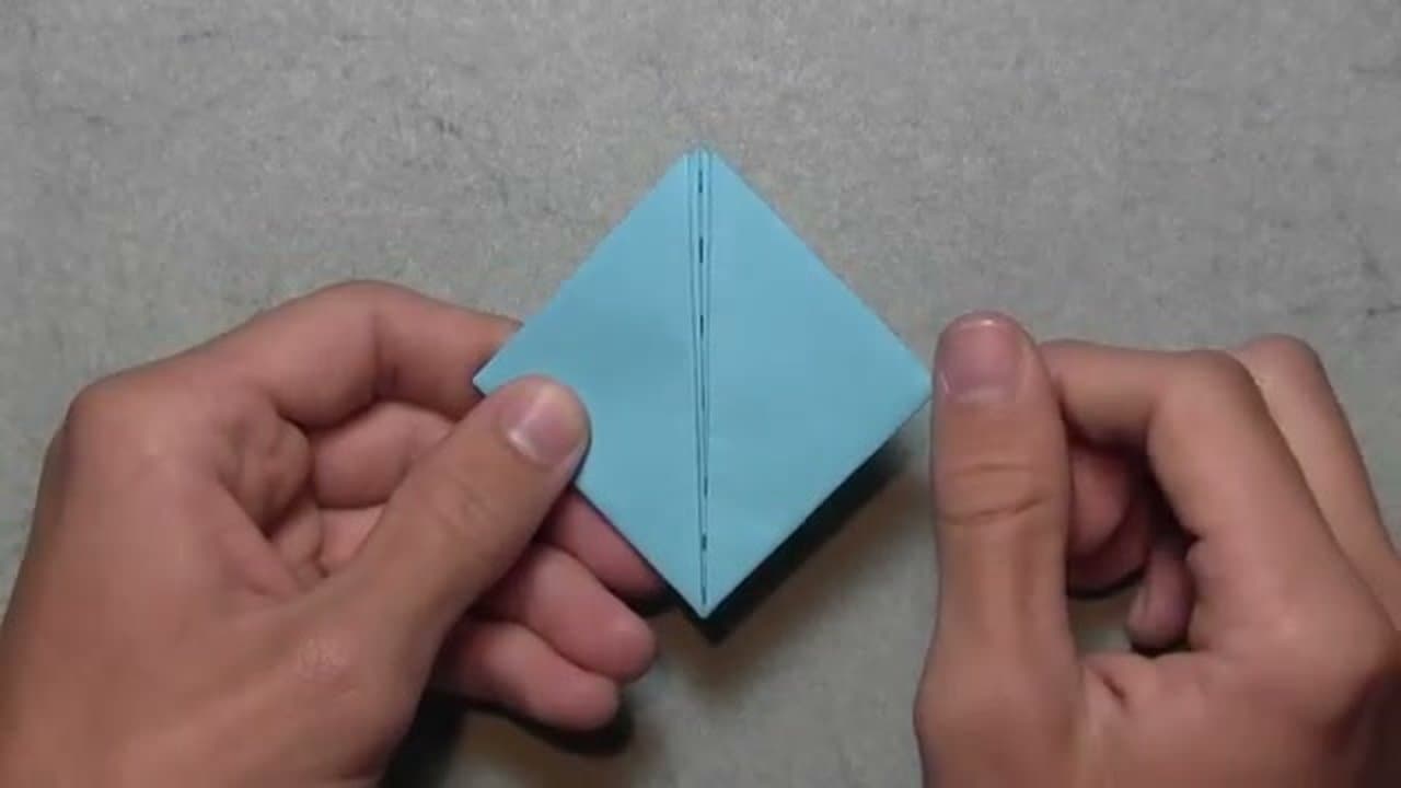 Step 6: Fold Bottom Corner Up to Top