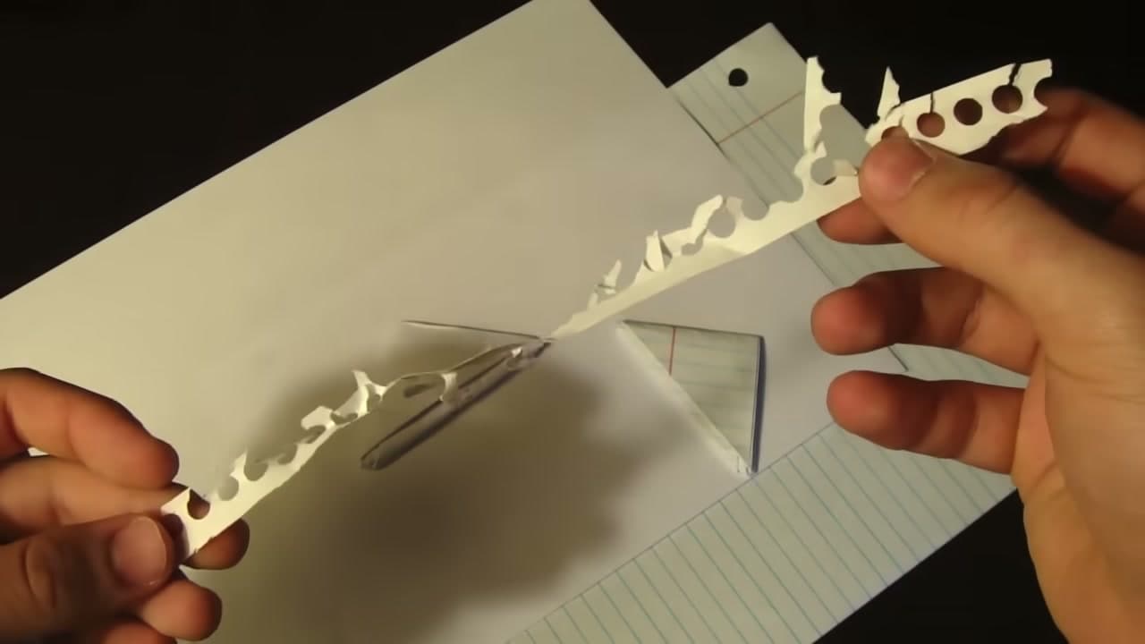 Step 2: Step 2: Tear the Ragged Edge Off the Sheet