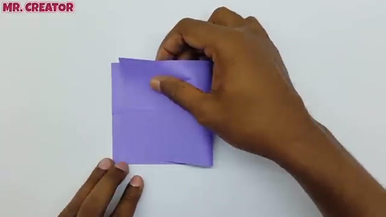 Step 1: Fold the Paper Into a Square
