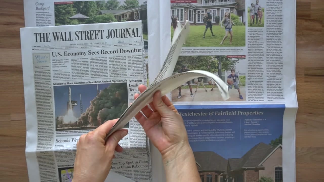 Step 1: Cover the Table and Tear Your Strips - How to Make Paper Mache