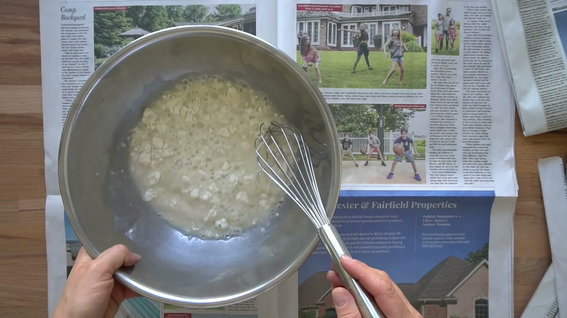 Step 2: Whisk Up the Paste - How to Make Paper Mache