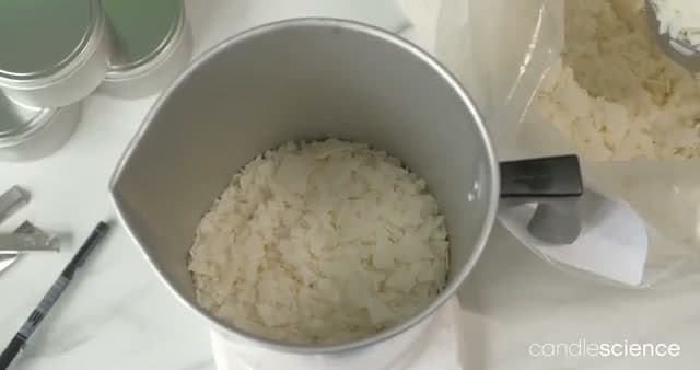 Step 1: Step 1: Weigh the Soy Wax
