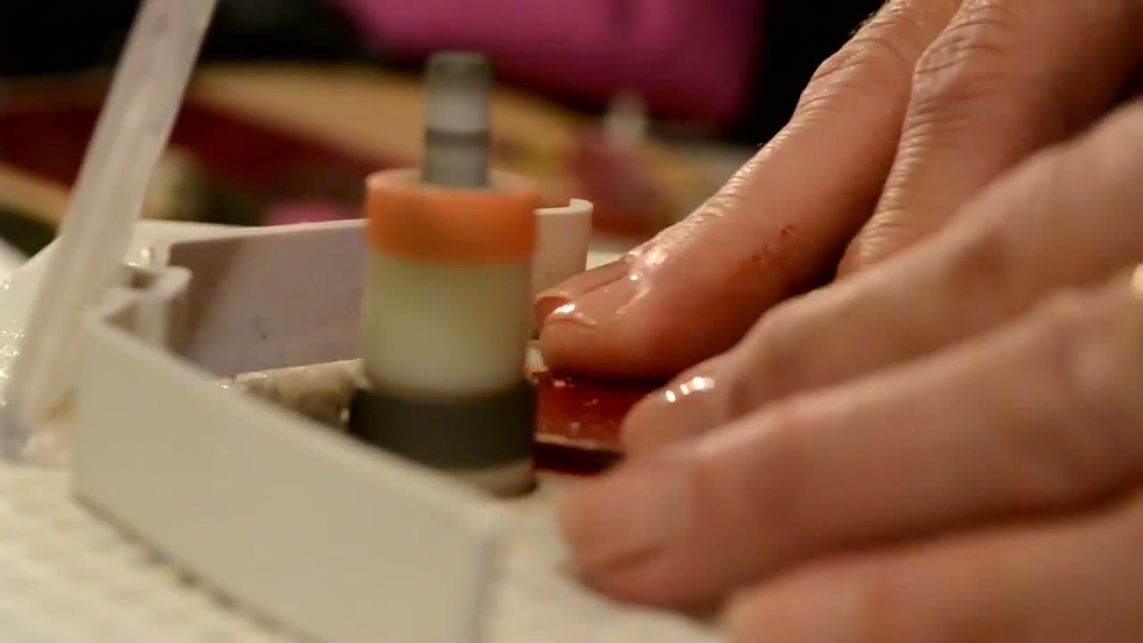 Step 3: Grind the Edges - How to Make a Stained Glass Suncatcher