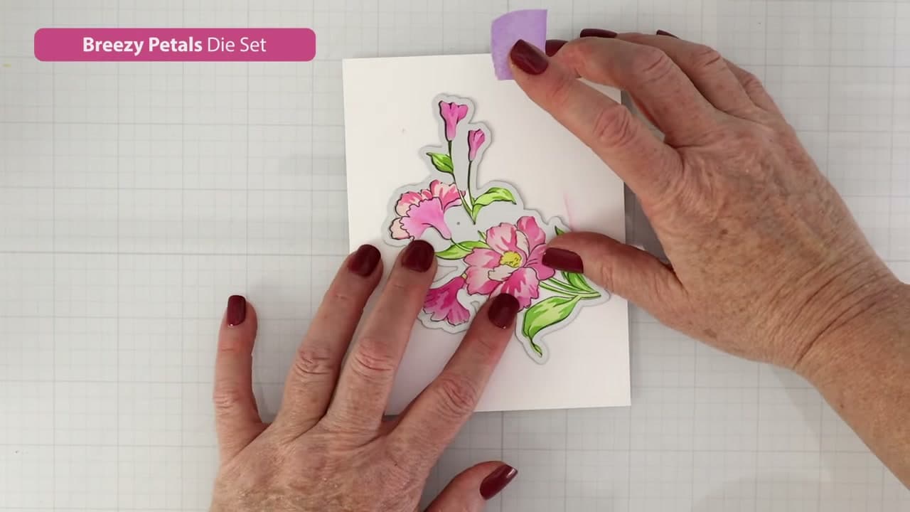 Step 3: Step 3: Die-Cut the Floral Panel