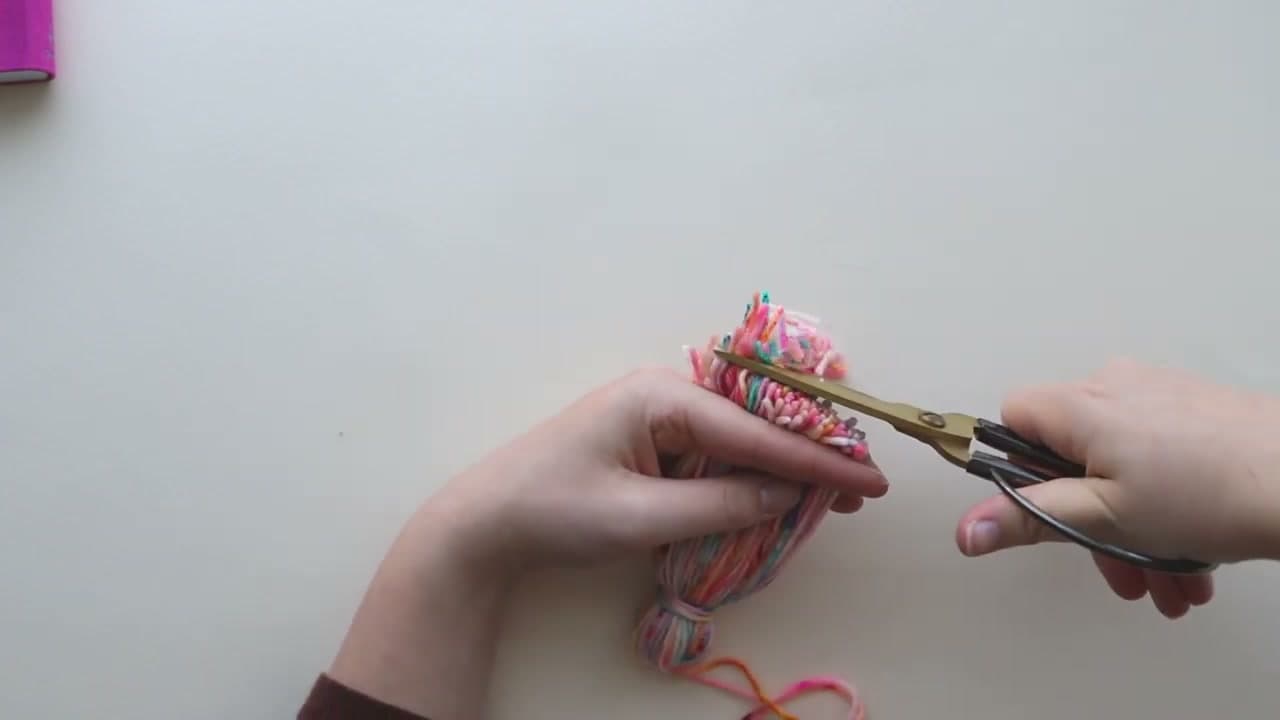 Step 6: Trim the Ends of the Tassel Flat With Sharp Scissors - How to Make a Tassel and Attach It to Any Project