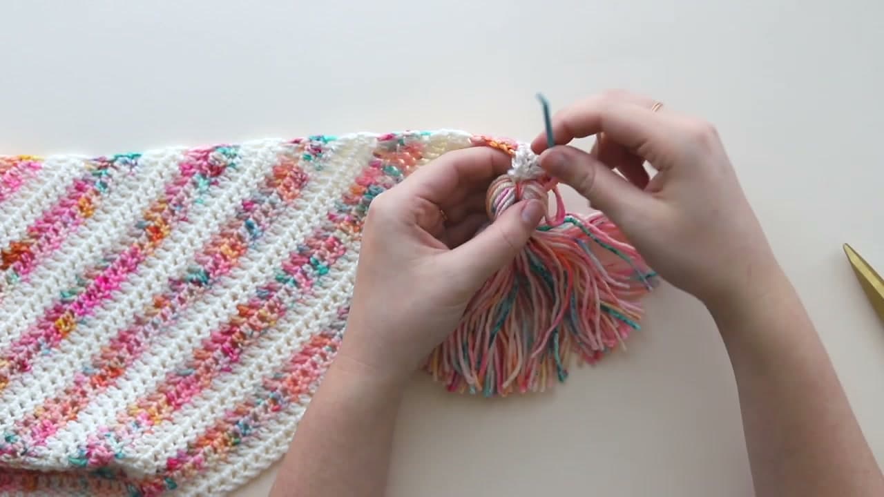 The finished result: How to Make a Tassel and Attach It to Any Project