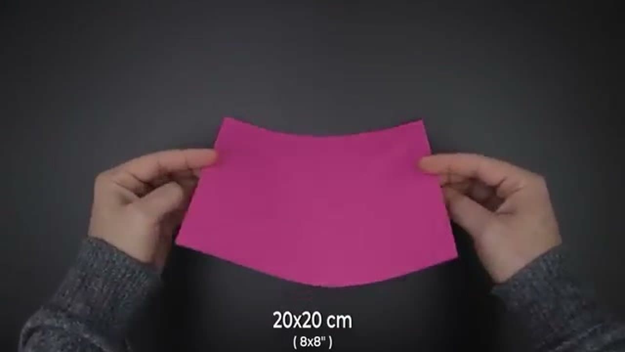 Step 1: Start With a Square Sheet of Paper