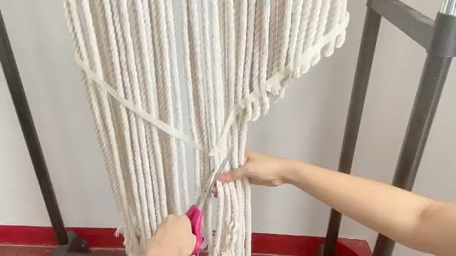 Step 8: Trim the Bottom Fringe