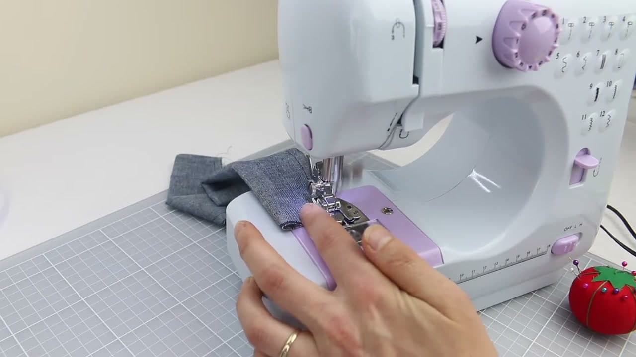 Step 3: Sew the Long Edge into a Fabric Tube - How to Sew a Scrunchie