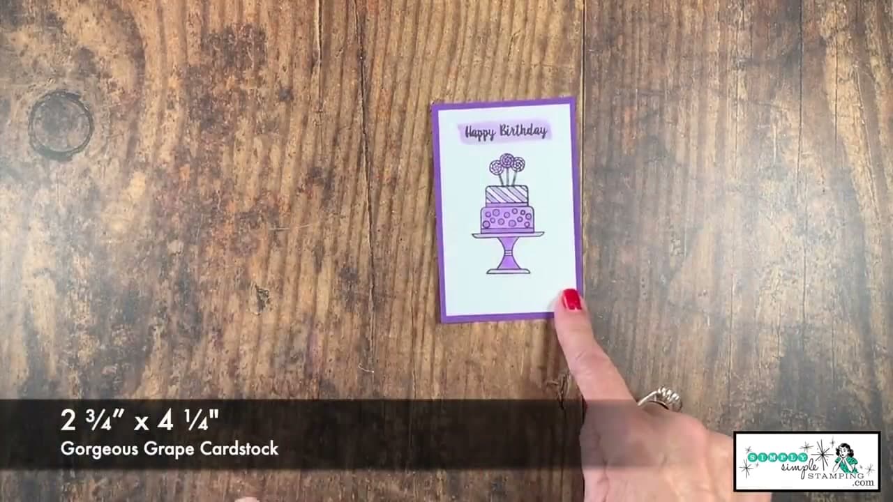 Step 1: Stamp Your Focal Image - How to Make a Shaker Card: 7 Step Easy Tutorial With a Clear Envelope