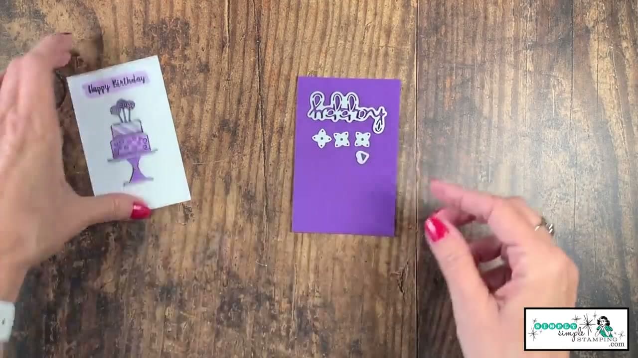 Step 2: Cut Small Embellishments - How to Make a Shaker Card: 7 Step Easy Tutorial With a Clear Envelope