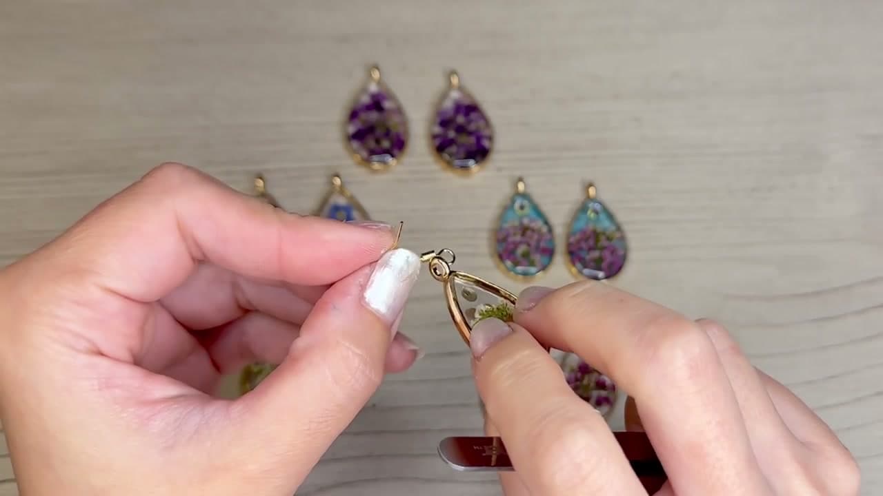 Step 10: Step 10: Attach the Earring Hooks