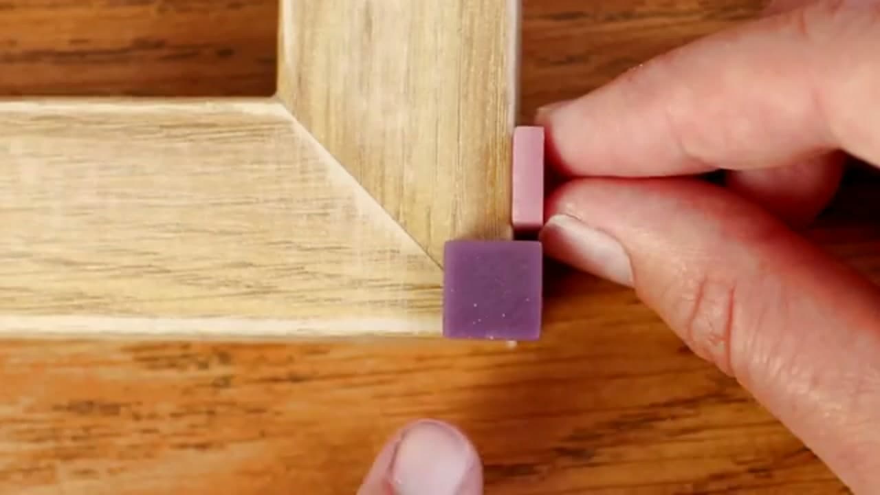 Step 4: Start at a Corner - How to Make a Mosaic Picture Frame