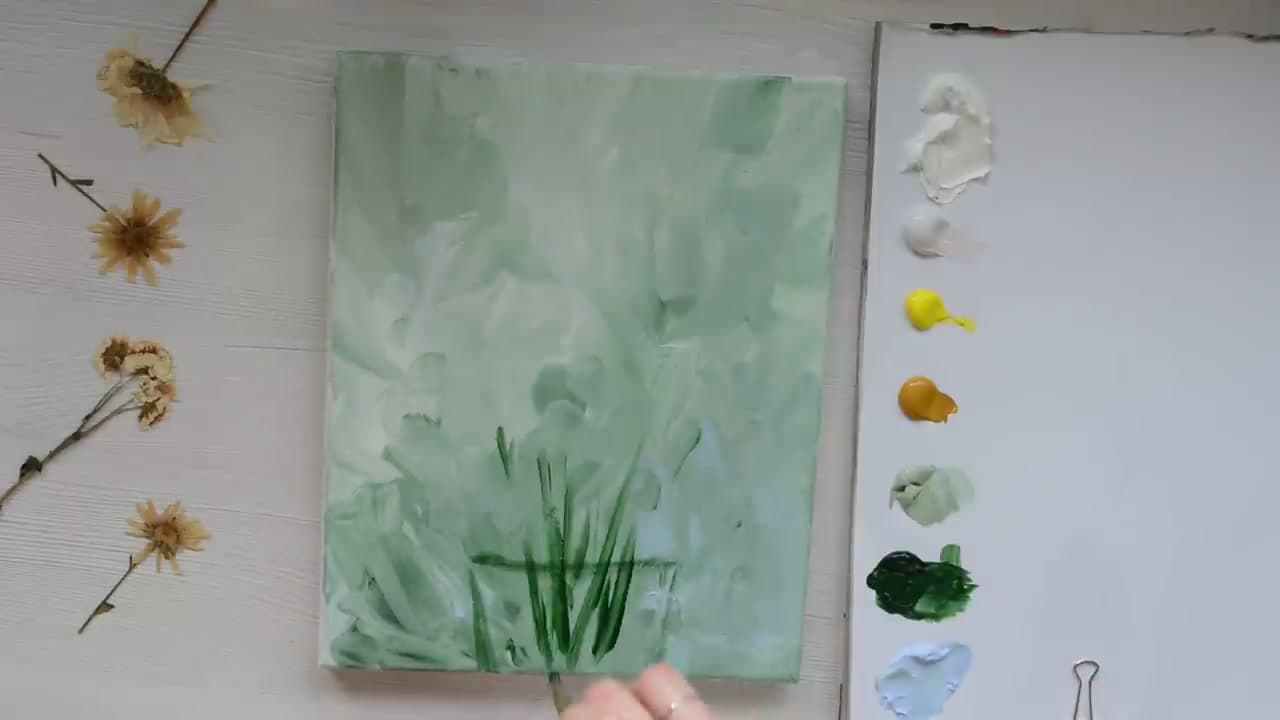 Step 3: Step 3: Paint the Stems and Leaves