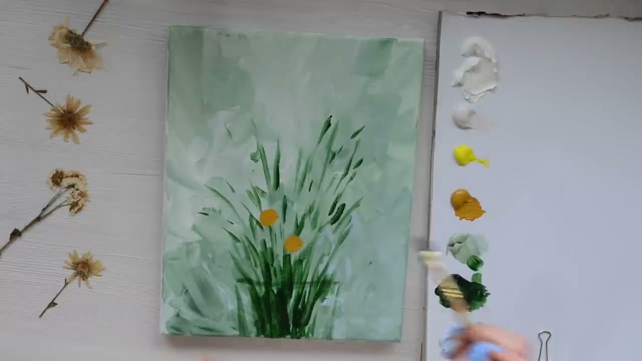 Step 4: Step 4: Dot In the Flower Centers