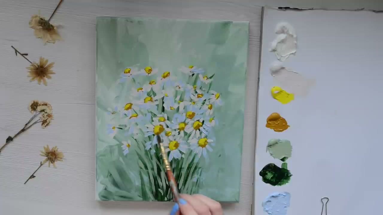 Step 6: Step 6: Layer More Daisies for Depth