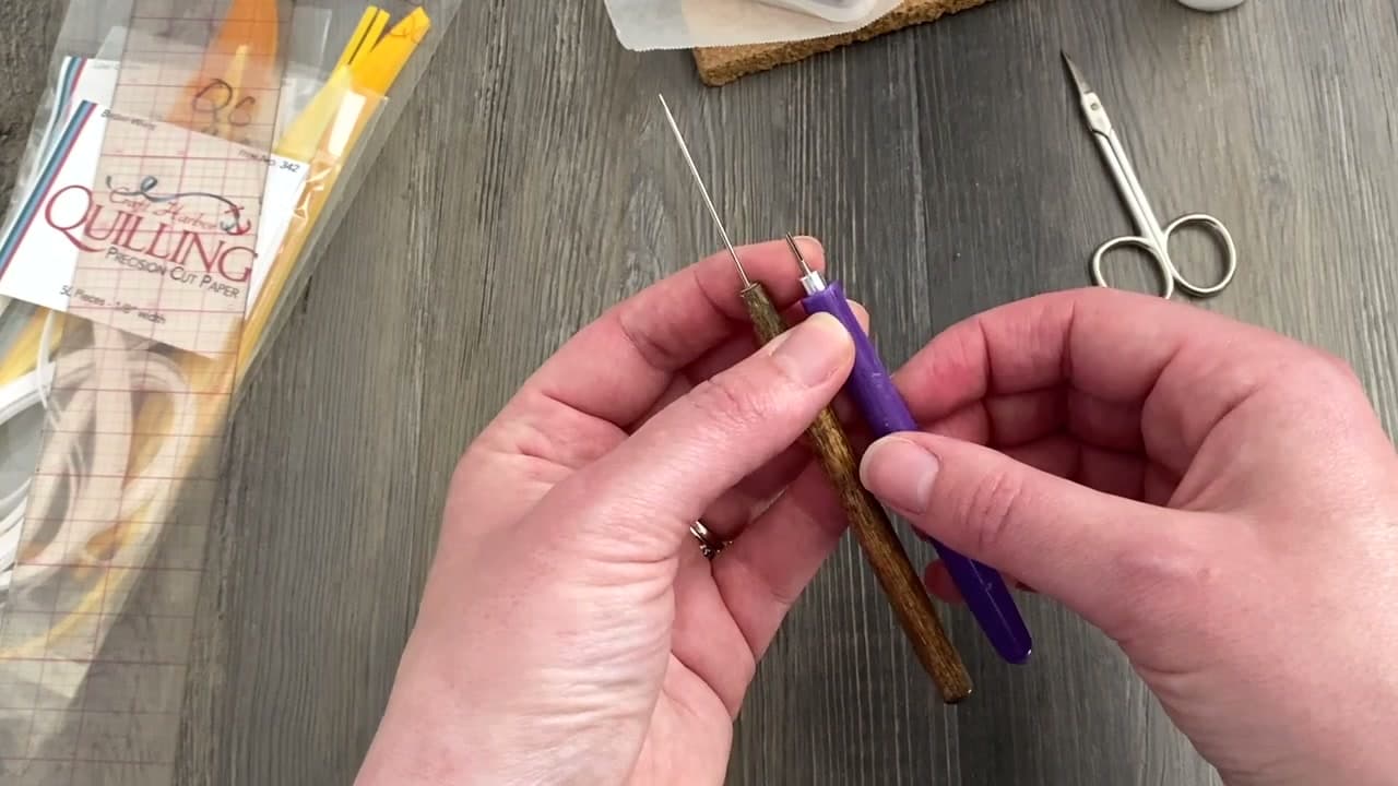 Step 1: Gather Your Quilling Supplies - How to Paper Quill a Daisy