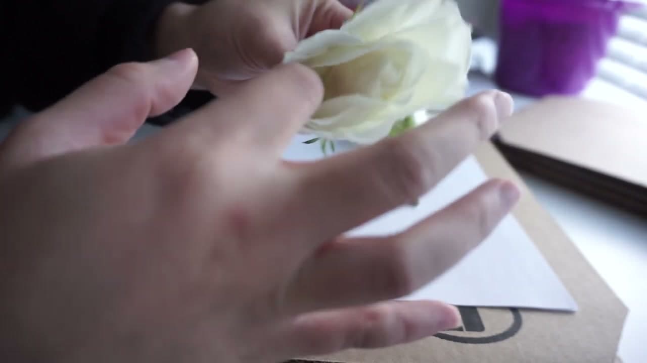 Step 2: Step 2: Fluff the Rose and Remove the Center for Profile Pressing