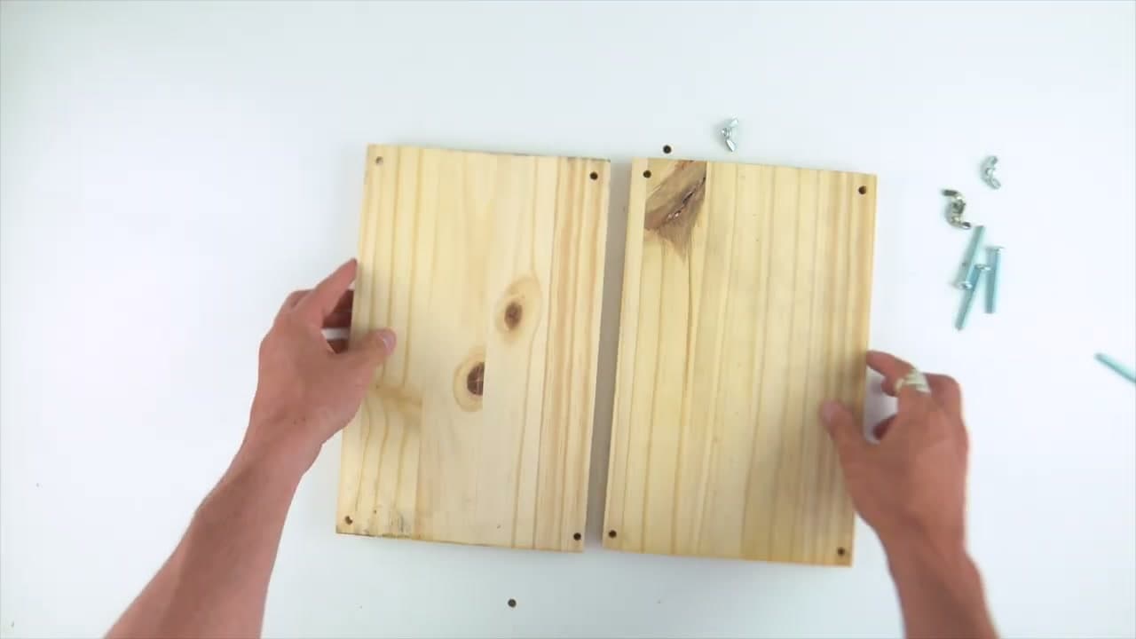 Step 2: Build a DIY Wood Flower Press (Method 1) - How to Press Flowers (4 Methods: Microwave, Iron, Book, and Press)