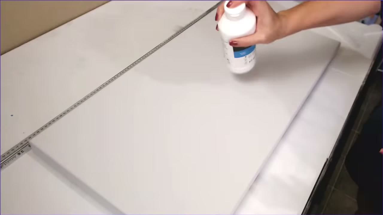 Step 1: Shake the Gesso and Set Up - How to Prime a Canvas with Gesso
