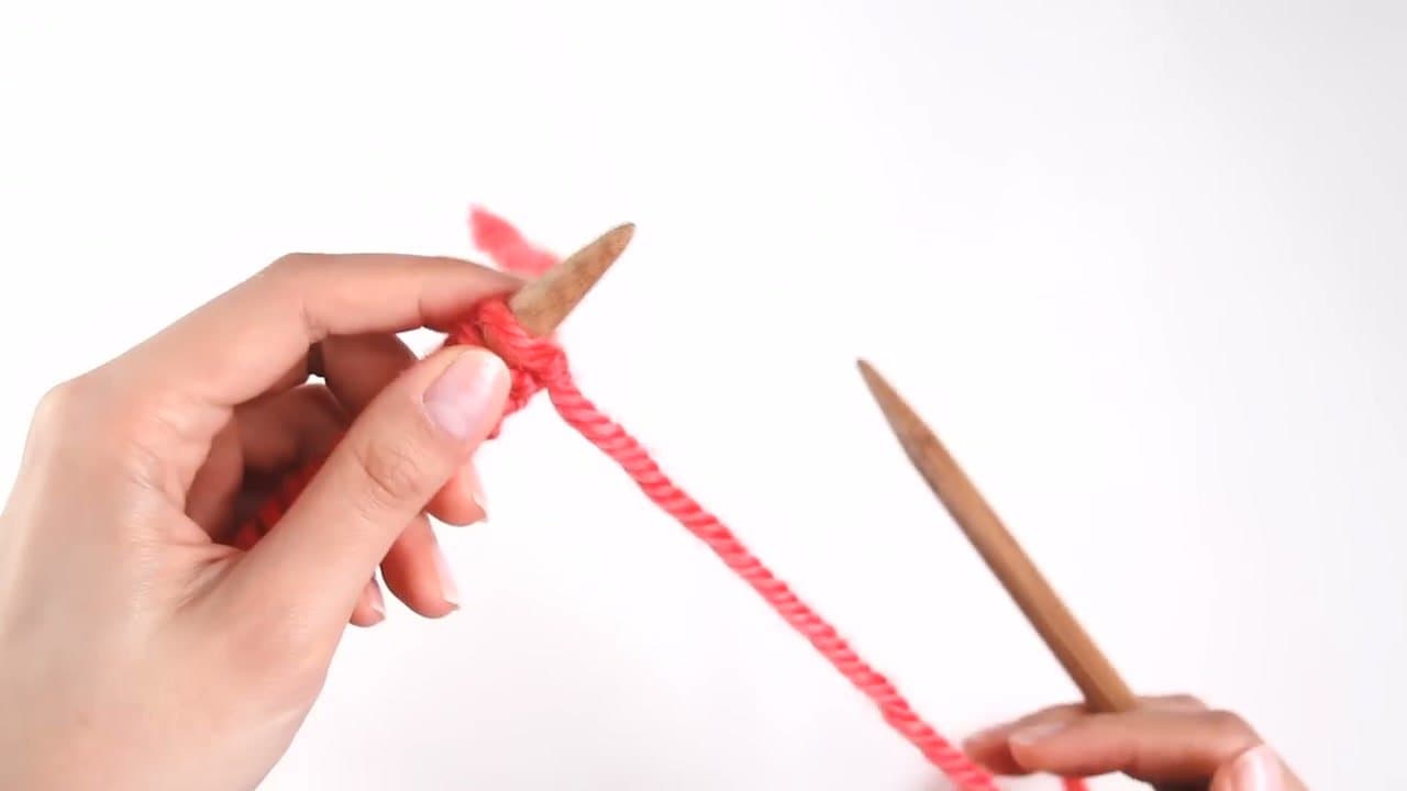 Step 2: Step 2: Bring Yarn to the FRONT