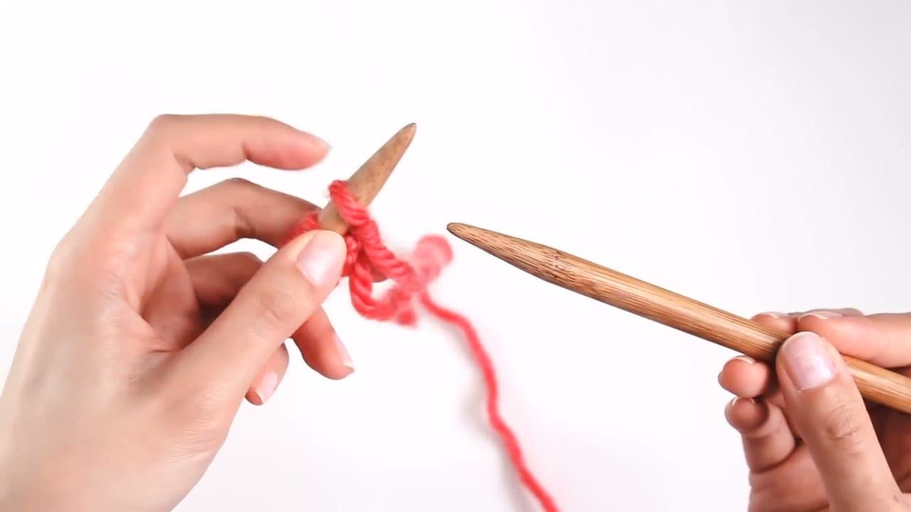 Step 3: Step 3: Insert Right Needle Top to Bottom