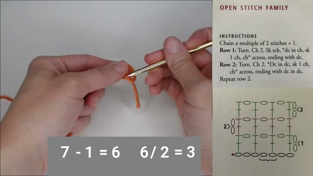Step 5: Step 5: Use the Stitch Count and Multiple-Of Formula