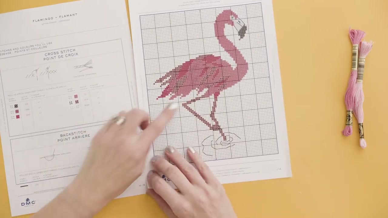 Step 1: Understand the Two-Sided Pattern - How to Read a Cross Stitch Pattern