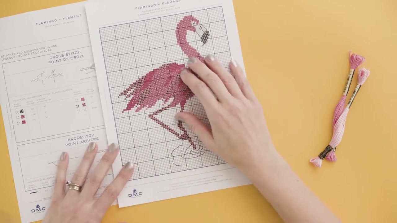 Step 2: Read the Color Key - How to Read a Cross Stitch Pattern