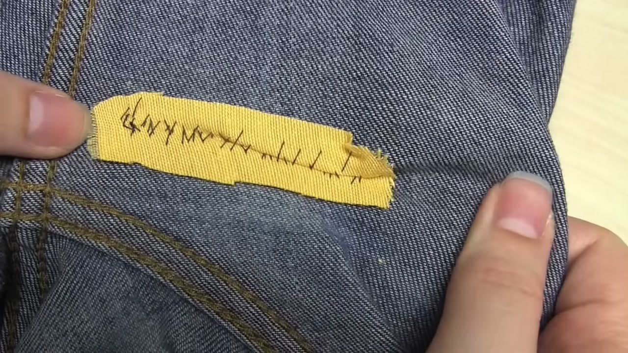 How to Sew a Hole or Tear in Jeans by Hand