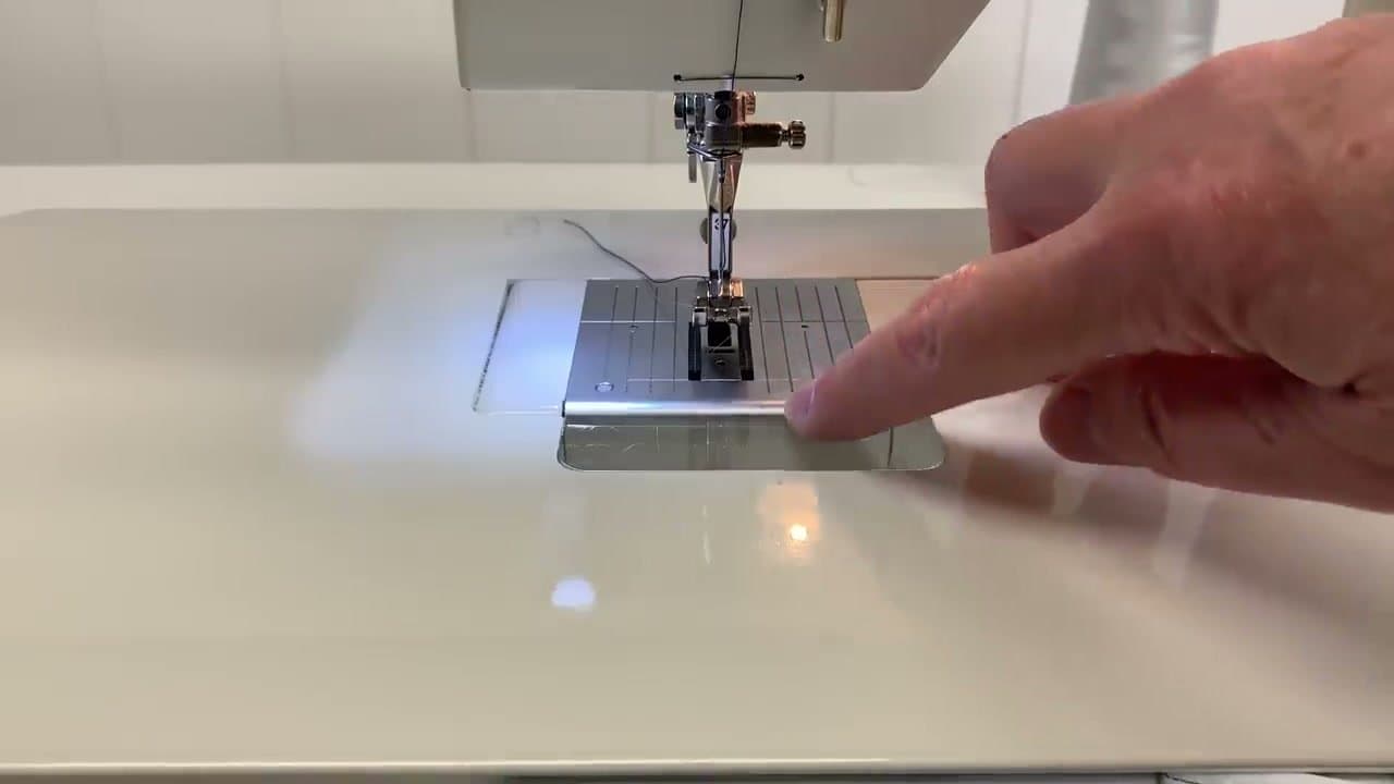 Step 2: Look Ahead, Not at the Needle - How to Sew in a Straight Line: 7 Beginner Sewing Tips