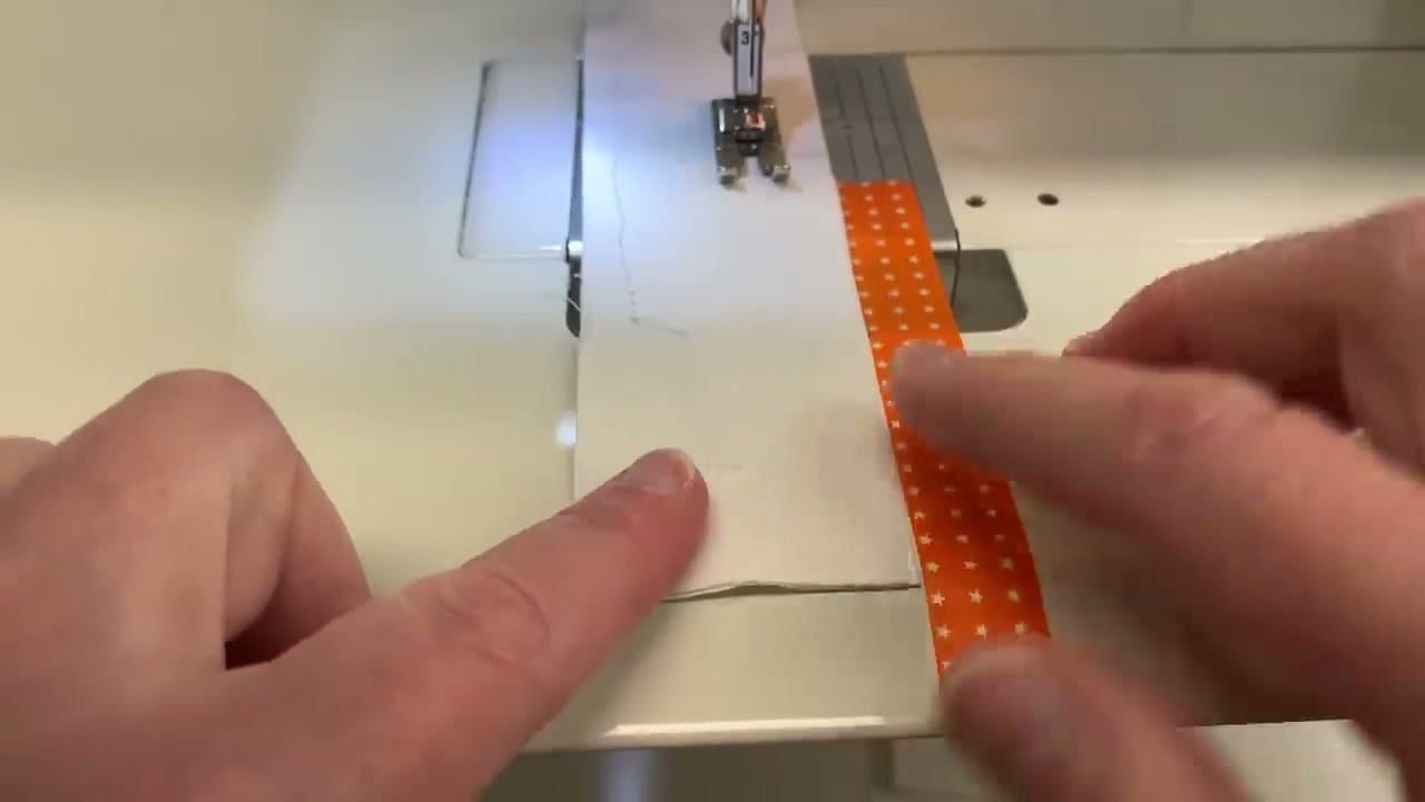 Step 3: Extend the Seam Guide With Washi Tape - How to Sew in a Straight Line: 7 Beginner Sewing Tips