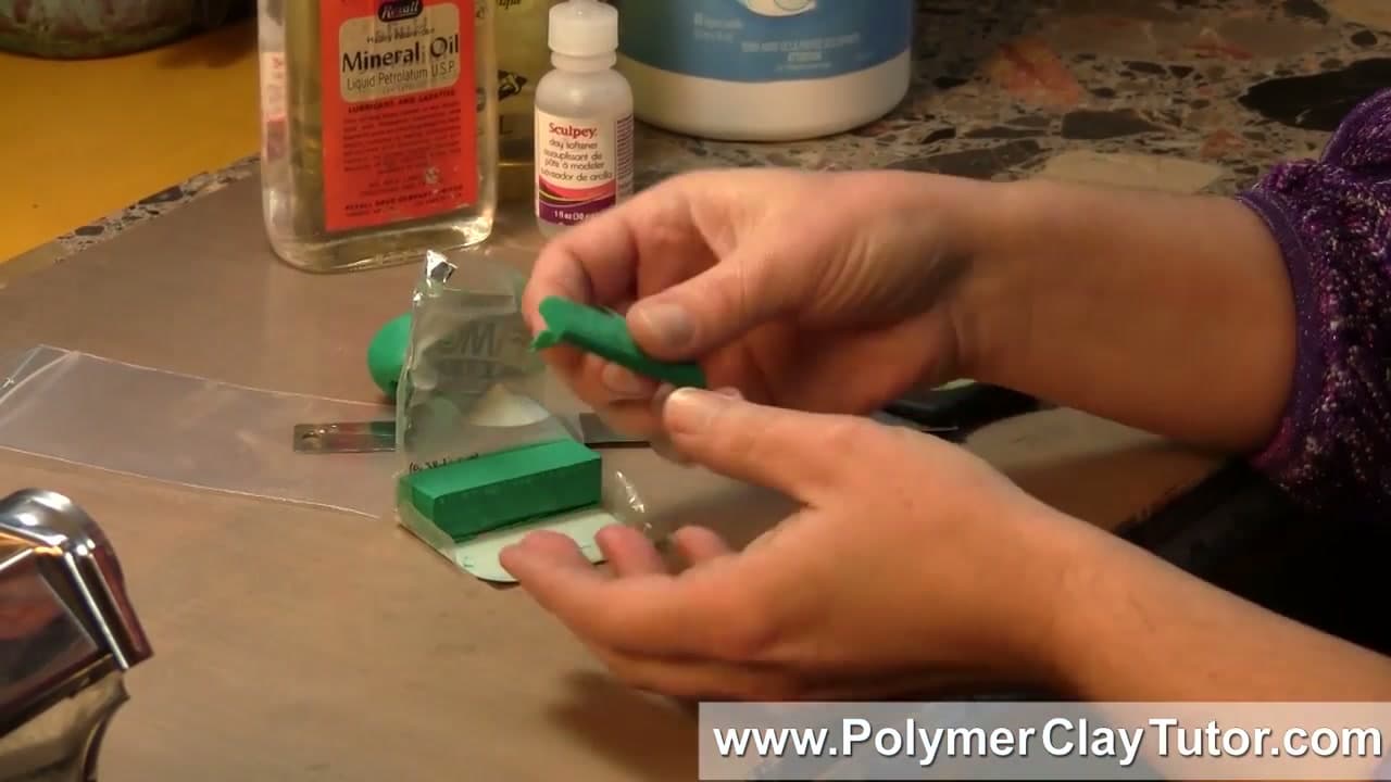 Step 1: Break the Hard Clay into Small Pieces