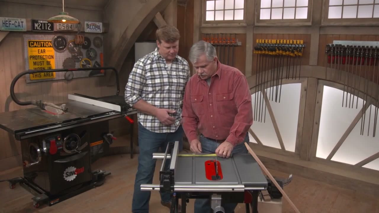 Step 2: Step 2: Confirm the Rip Fence Is Parallel to the Blade