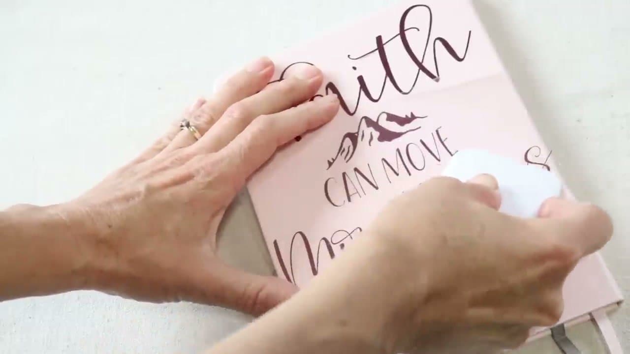 The finished result: How to Use a Cricut for Beginners (Download, Upload, Cut)
