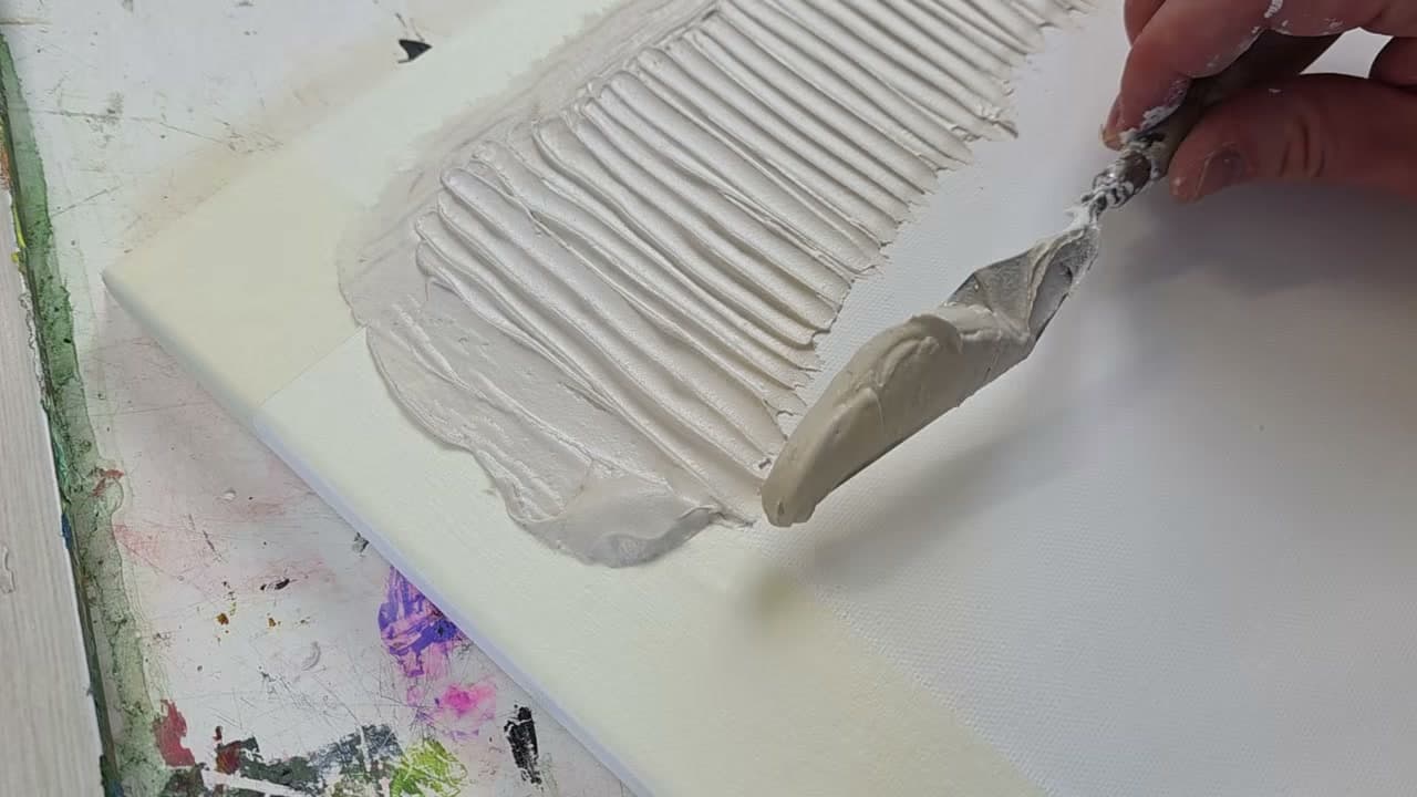 Step 11: Darken Each Row Slightly - How to Use Texture Paste