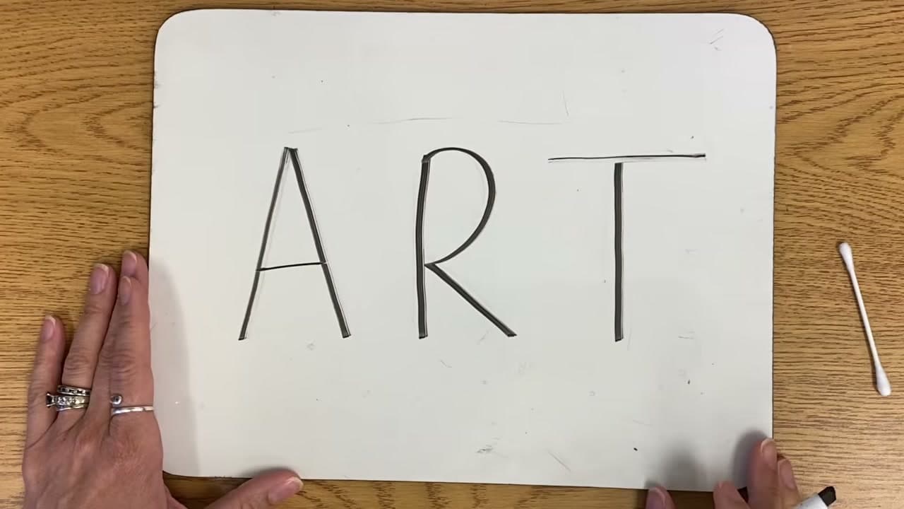 Step 1: Write Your Word in Print Capitals with Space Between the Letters - How to Do Bubble Letters
