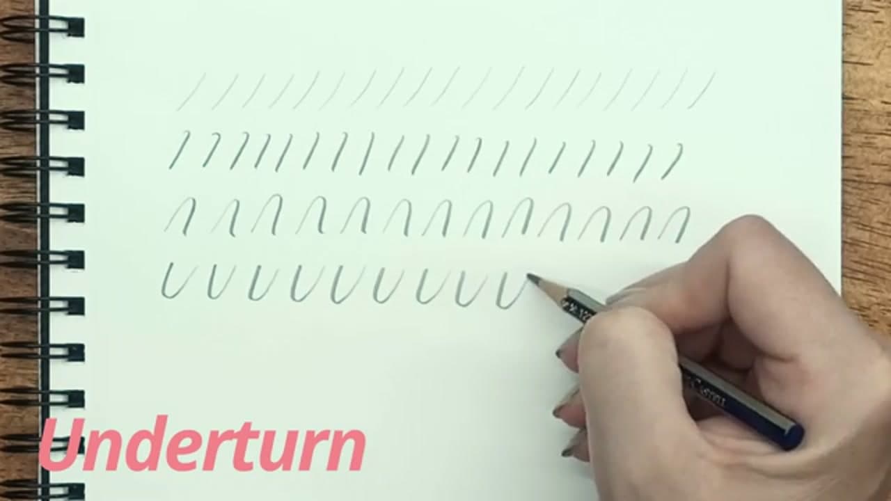 Step 2: Drill the Six Basic Strokes - How to Write in Calligraphy - 7 Step Beginner Tutorial