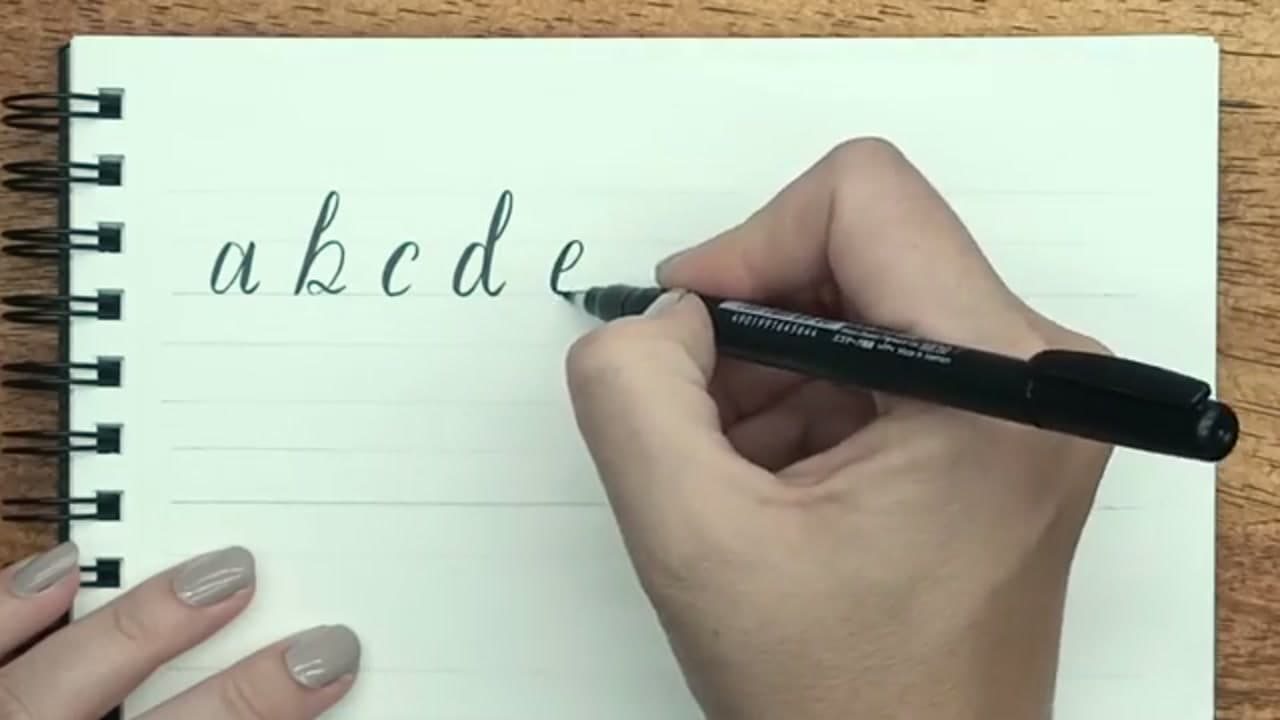 Step 3: Rule Guidelines and Write the Alphabet - How to Write in Calligraphy - 7 Step Beginner Tutorial