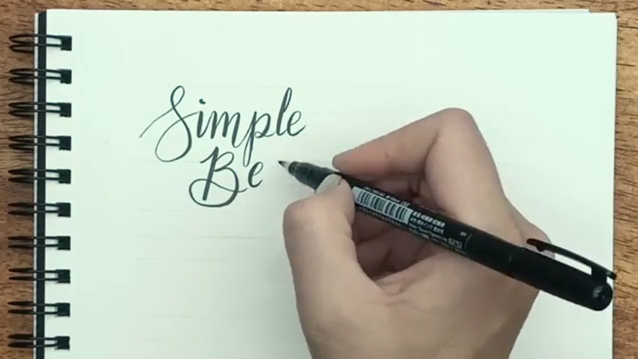 Step 5: Link Letters into Words - How to Write in Calligraphy - 7 Step Beginner Tutorial