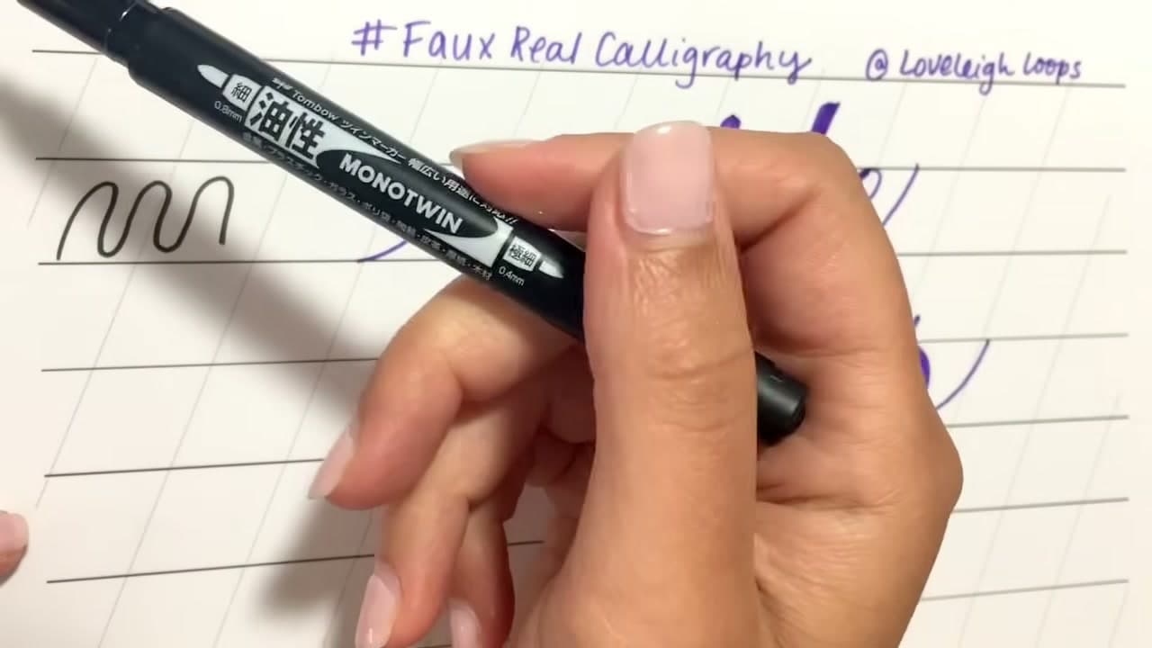 Step 2: Step 2: Pick Any Monoline Pen