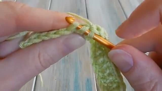 Step 3: Step 3: Invisible Single Crochet Decrease (Front Loops Only)